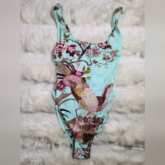 SKIMS Other - Cavalli x Skims Fagianella Print Scoop Neck One Piece X-Small Women. NEW